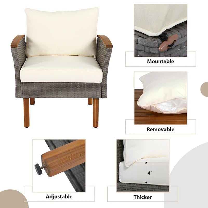 9-Piece Outdoor Conversation Set