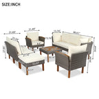 9-Piece Outdoor Conversation Set