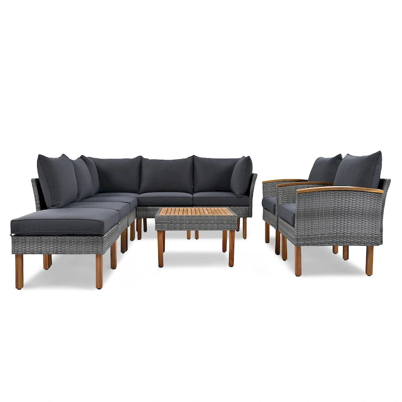 9-Piece Outdoor Conversation Set