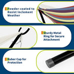 Hammock with Stand for Outside, 2-Person Outdoor Portable Hammock, 500lb Capacity + Waterproof Carry Bag