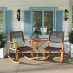 2 Pieces Patio Rocking Chair Set