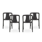 Orchid Outdoor Stacking Dining Chair (Set of 4) by Christopher Knight Home - 21.50  W x 19.50  D x 30.50  H