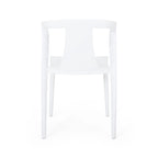 Orchid Outdoor Stacking Dining Chair (Set of 4) by Christopher Knight Home - 21.50  W x 19.50  D x 30.50  H