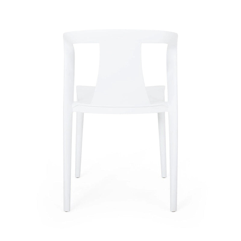 Orchid Outdoor Stacking Dining Chair (Set of 4) by Christopher Knight Home - 21.50  W x 19.50  D x 30.50  H