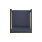 Newbury Outdoor Acacia Wood Club Chairs with Water-Resistant Cushions (Set of 4) by Christopher Knight Home