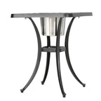 Ava Outdoor 3-piece Aluminum Square Bistro Set with Cushions by Christopher Knight Home