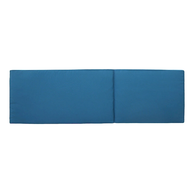 Caily Outdoor Acacia Wood Outdoor Chaise Lounge with Cushions by Christopher Knight Home