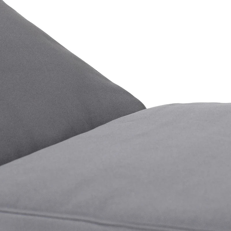 Caily Outdoor Acacia Wood Outdoor Chaise Lounge with Cushions by Christopher Knight Home