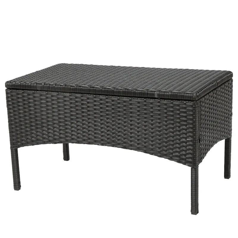 Cordoba Outdoor Wicker 4-piece Conversation Set with Cushions by Christopher Knight Home