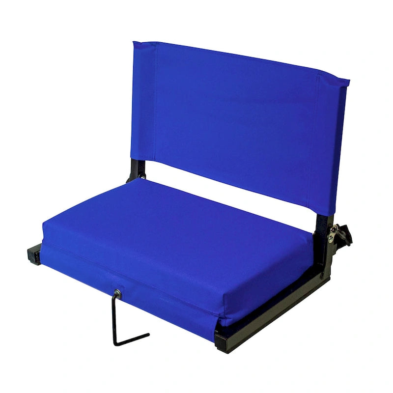 Outdoor Leisure Products 21   folding stadium chair in blue