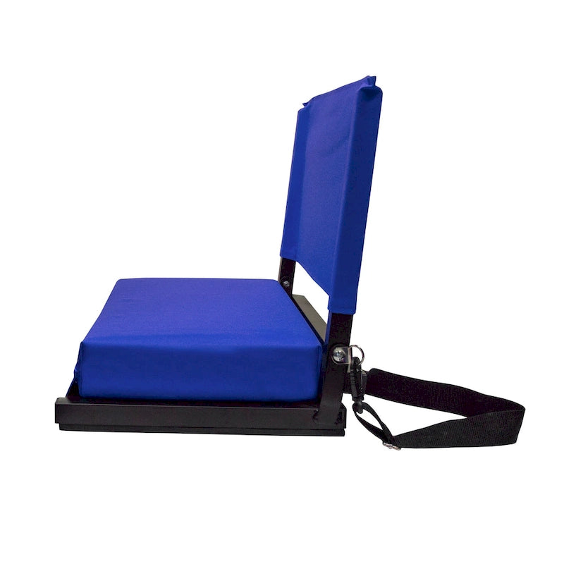 Outdoor Leisure Products 21   folding stadium chair in blue