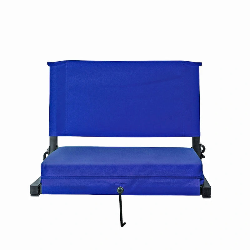 Outdoor Leisure Products 21   folding stadium chair in blue