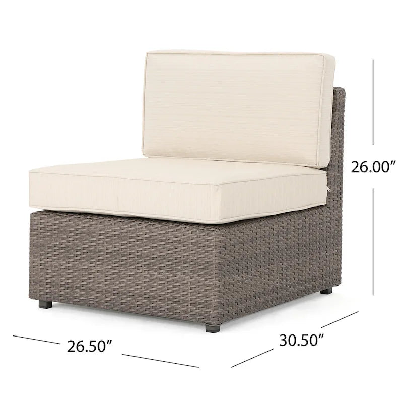 Best Sail Bridge 12-piece Brown Wicker Sofa Set with Cushions by Havenside Home