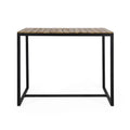 Elkhart Outdoor Modern Industrial Acacia Wood Bar Table by Christopher Knight Home - 51.25  W x 27.50  D x 40.25  H