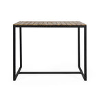 Elkhart Outdoor Modern Industrial Acacia Wood Bar Table by Christopher Knight Home - 51.25  W x 27.50  D x 40.25  H