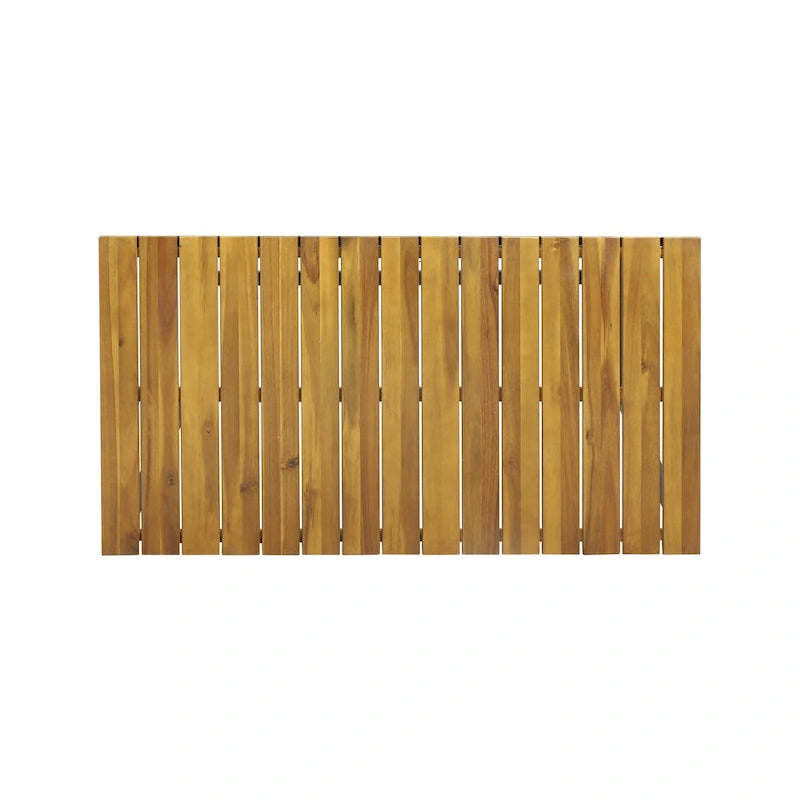 Elkhart Outdoor Modern Industrial Acacia Wood Bar Table by Christopher Knight Home - 51.25  W x 27.50  D x 40.25  H