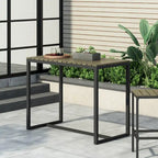 Elkhart Outdoor Modern Industrial Acacia Wood Bar Table by Christopher Knight Home - 51.25  W x 27.50  D x 40.25  H