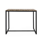 Elkhart Outdoor Modern Industrial Acacia Wood Bar Table by Christopher Knight Home - 51.25  W x 27.50  D x 40.25  H