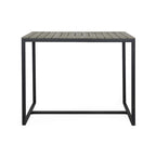 Elkhart Outdoor Modern Industrial Acacia Wood Bar Table by Christopher Knight Home - 51.25  W x 27.50  D x 40.25  H