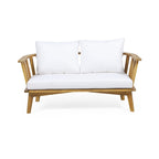 MacArthur Acacia Wood Loveseat by Christopher Knight Home