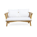 MacArthur Acacia Wood Loveseat by Christopher Knight Home