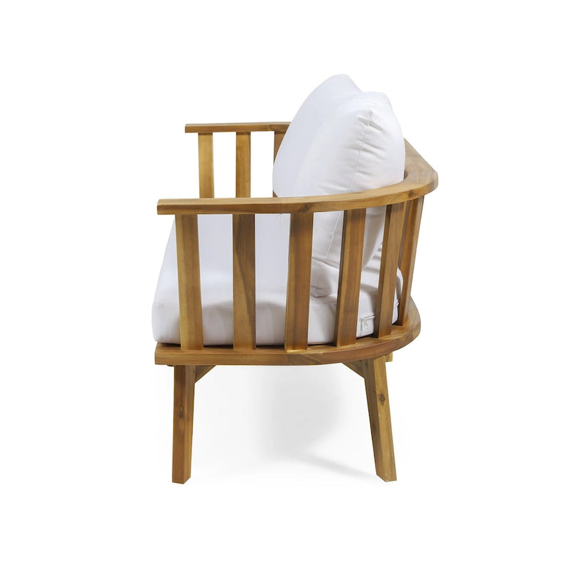 MacArthur Acacia Wood Loveseat by Christopher Knight Home