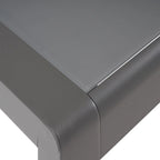 Cape Coral Outdoor 5 Seater Aluminum Sofa Chat Set with 2 Side Tables by Christopher Knight Home