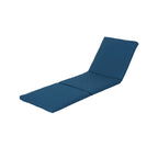 Perla Outdoor Acacia Wood Chaise Lounge with Cushion by Christopher Knight Home