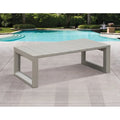 Diglur Patio Cocktail Table, Gray