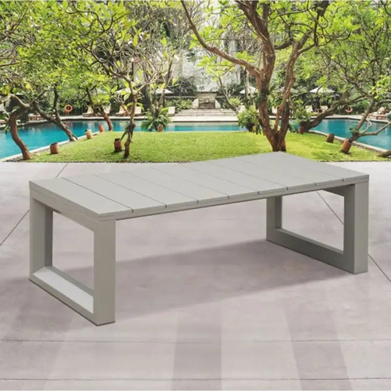 Diglur Patio Cocktail Table, Gray