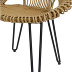 Voit Transitional 3-Piece Aluminum Outdoor Bistro Set by Furniture of America