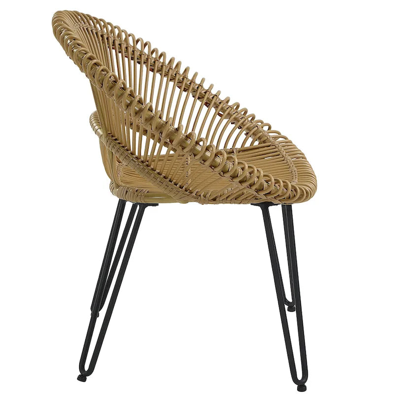 Voit Transitional 3-Piece Aluminum Outdoor Bistro Set by Furniture of America