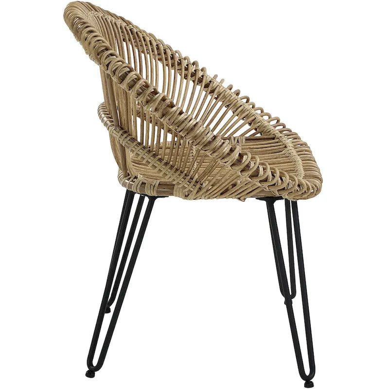 Voit Transitional 3-Piece Aluminum Outdoor Bistro Set by Furniture of America