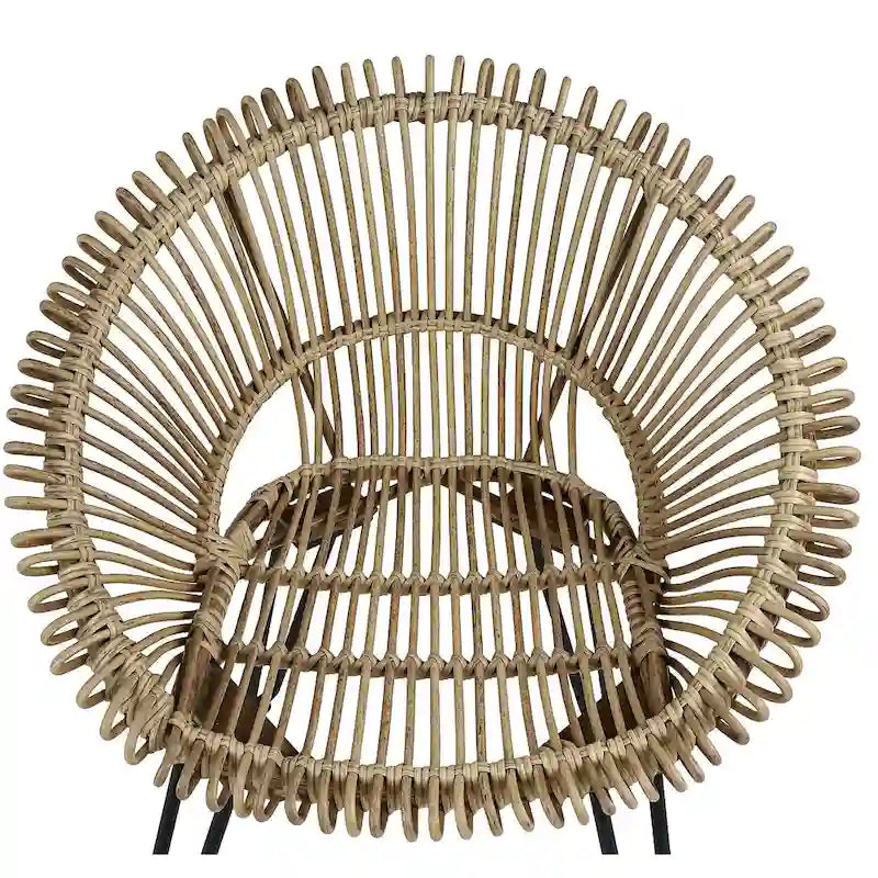 Voit Transitional 3-Piece Aluminum Outdoor Bistro Set by Furniture of America