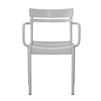 Modern Commercial Grade 2 Slat Indoor/Outdoor Steel Stack Chair