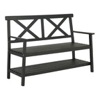 SAFAVIEH Outdoor Beatrijs Bench - 49Wx22Dx35H
