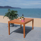 SAFAVIEH Outdoor Anzhela 5-Piece Dining Set - 59Wx35Dx30H