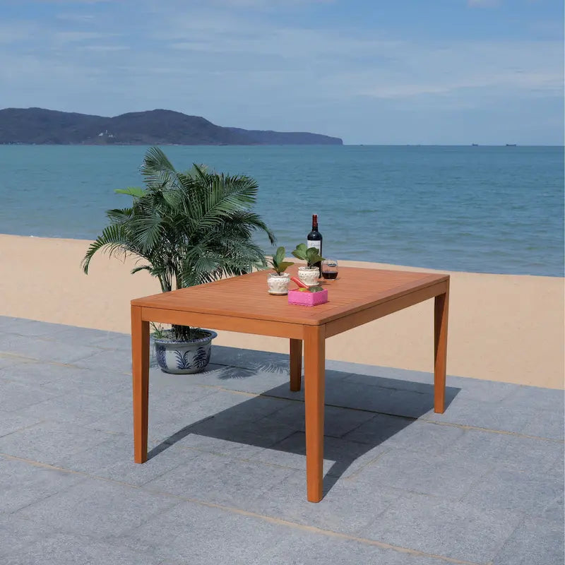 SAFAVIEH Outdoor Anzhela 5-Piece Dining Set - 59Wx35Dx30H