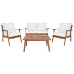 SAFAVIEH Outdoor Kimiyo 4-Piece Outdoor Set