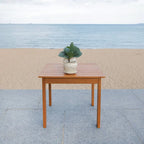 SAFAVIEH Outdoor Heddine Folding Table - 19Wx19Dx16H