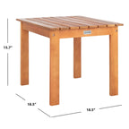 SAFAVIEH Outdoor Heddine Folding Table - 19Wx19Dx16H