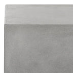 SAFAVIEH Outdoor Llio Modern Concrete Coffee Table - 31.5  W x 31.5  D x 9.8  H - 32Wx32Dx10H