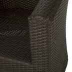 Darius Outdoor Wicker Aluminum Swivel Chair by Christopher Knight Home