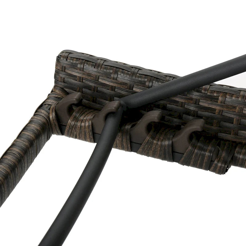 Outdoor Wicker Lounge Chairs (Set of 4) by Christopher Knight Home