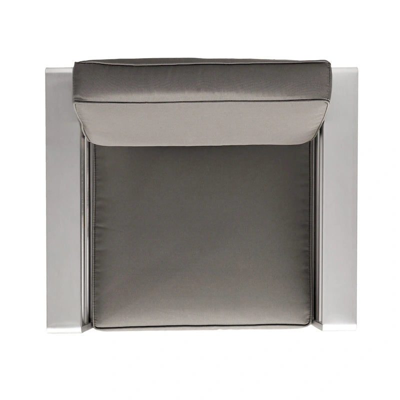 Cape Coral Outdoor 2-Seater Aluminum Club Chair Chat Set with Ottomans by Christopher Knight Home