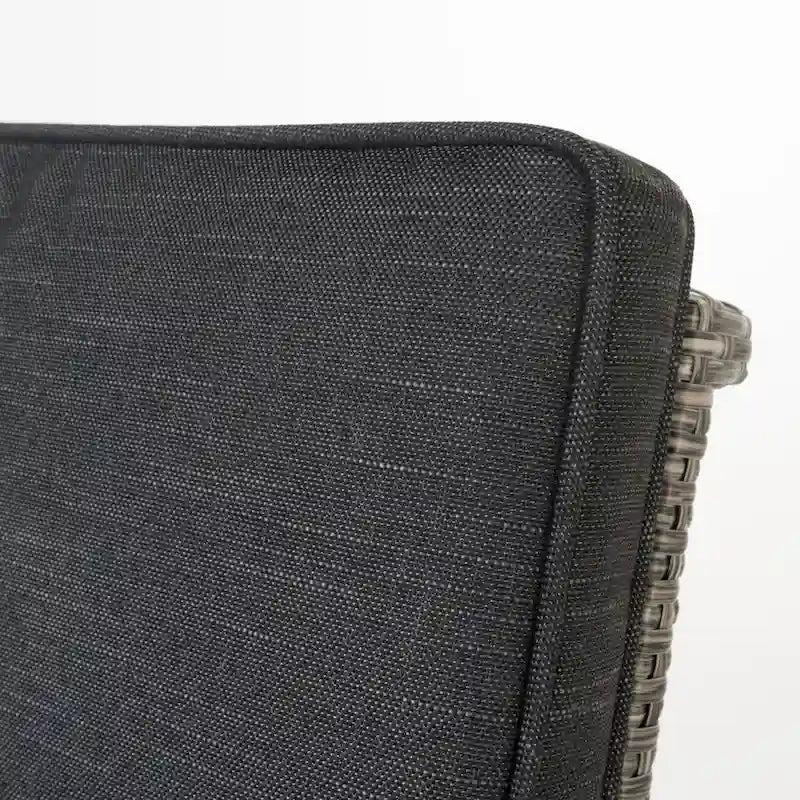 Puerta Outdoor Wicker Swivel Barstool with Cushions (Set of 4) by Christopher Knight Home