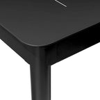 All-aluminum Outdoor Dining Table Extension for 6 or 8 Seats - 63 /94.5  L x 35.43  W x 29.76  H