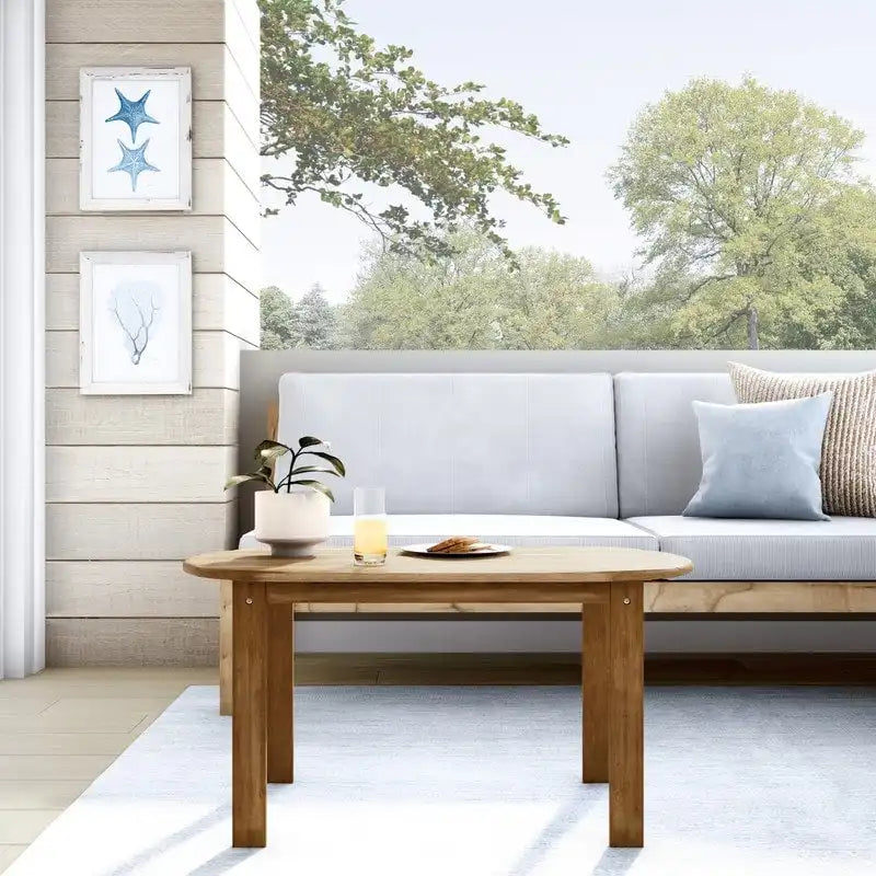 Gavil Adirondack Teak Finish Coffee Table