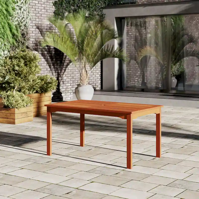 Amazonia Bombay Outdoor Patio 5pc Wood Dining Set - 5 Piece
