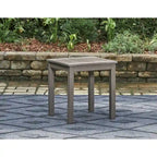 Signature Design by Ashley Hillside Barn Brown Outdoor End Table - 22   W x 22   D x 24   H